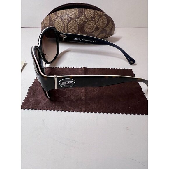 Coach Dark Tortoise Sunglasses Oversized Women’s ‘Bridget ‘ main image 4